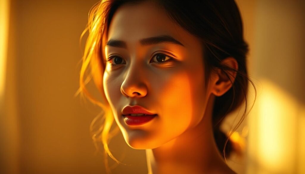 A serene, glowing portrait of a person bathed in warm, soft light, showcasing the Oligio X 原美電波 technology from Glowin' Beaute. The subject's face is radiant, their skin exuding a youthful, healthy glow. The lighting is diffused, creating a gentle, ethereal atmosphere. The background is out of focus, allowing the subject to take center stage. The overall composition is balanced, with the subject's gaze directed slightly off-camera, conveying a sense of introspection. The image captures the transformative power of the Oligio X technology, highlighting its ability to enhance natural beauty. A serene, glowing portrait of a person bathed in warm, soft light, showcasing the Oligio X 原美電波 technology from Glowin' Beaute. The subject's face is radiant, their skin exuding a youthful, healthy glow. The lighting is diffused, creating a gentle, ethereal atmosphere. The background is out of focus, allowing the subject to take center stage. The overall composition is balanced, with the subject's gaze directed slightly off-camera, conveying a sense of introspection. The image captures the transformative power of the Oligio X technology, highlighting its ability to enhance natural beauty.