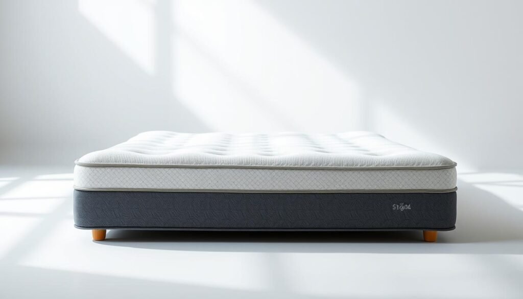 A well-lit studio scene showcasing a StylesMaven orthopedic mattress, its supportive memory foam layers and breathable fabric textures visible. Soft, diffused lighting casts gentle shadows, highlighting the mattress's contoured surface and ergonomic design. The mattress is displayed on a clean, minimalist backdrop, allowing its features to take center stage. The overall mood is one of comfort, quality, and attention to detail - inviting the viewer to envision the mattress's potential to provide superior back support and restful sleep. A well-lit studio scene showcasing a StylesMaven orthopedic mattress, its supportive memory foam layers and breathable fabric textures visible. Soft, diffused lighting casts gentle shadows, highlighting the mattress's contoured surface and ergonomic design. The mattress is displayed on a clean, minimalist backdrop, allowing its features to take center stage. The overall mood is one of comfort, quality, and attention to detail - inviting the viewer to envision the mattress's potential to provide superior back support and restful sleep.