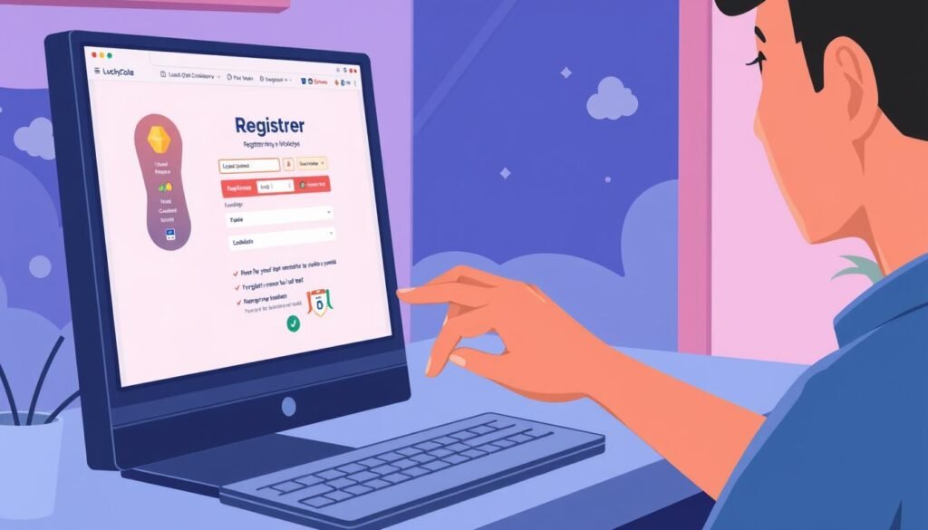 How to register at LuckyCola