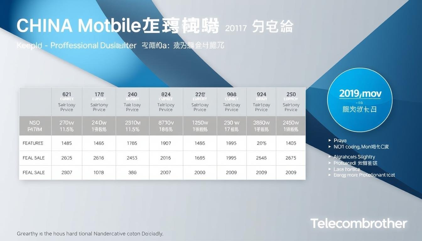 中國移動月費計劃