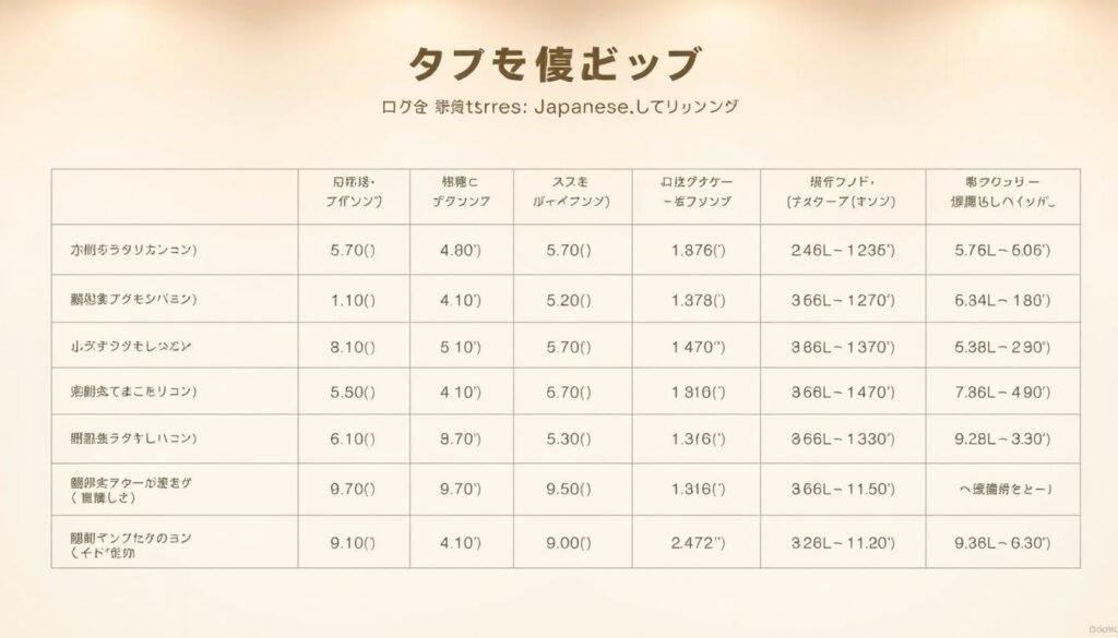 日本床墊尺寸對照表