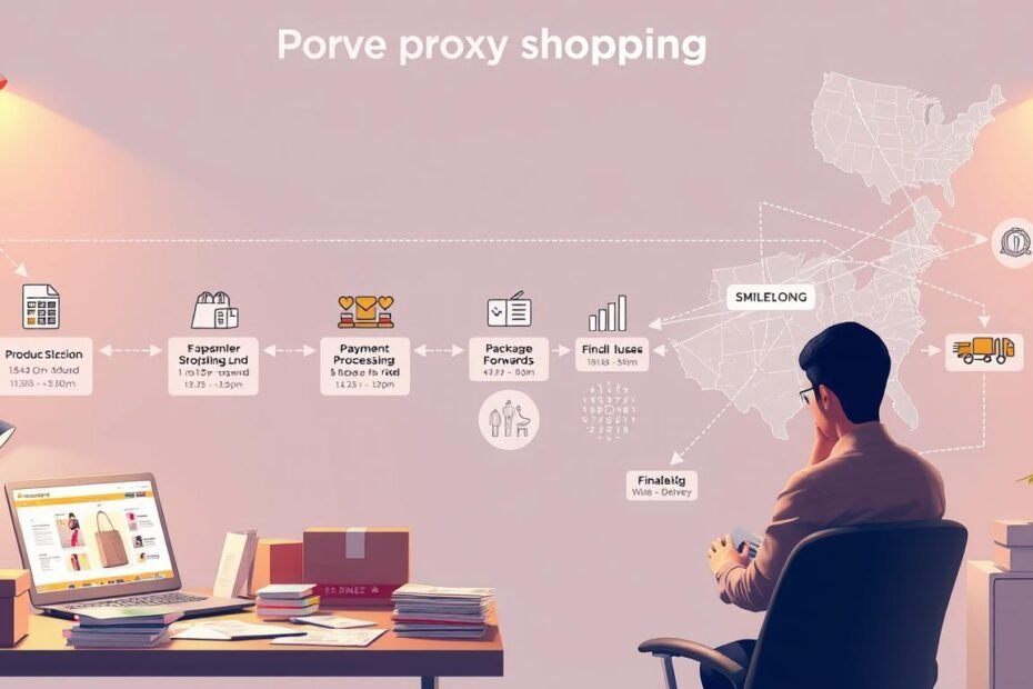 美國代購流程示意圖