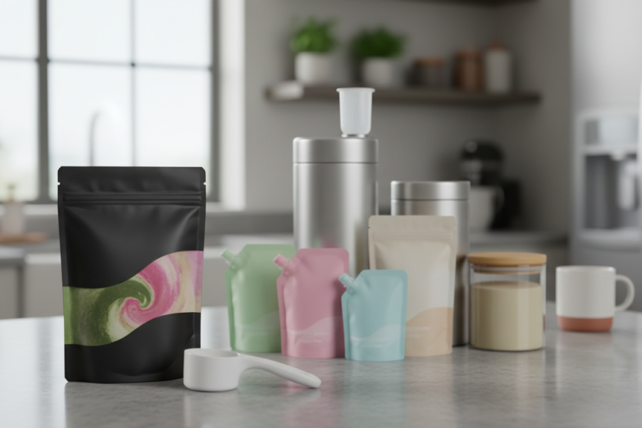 protein powder packing