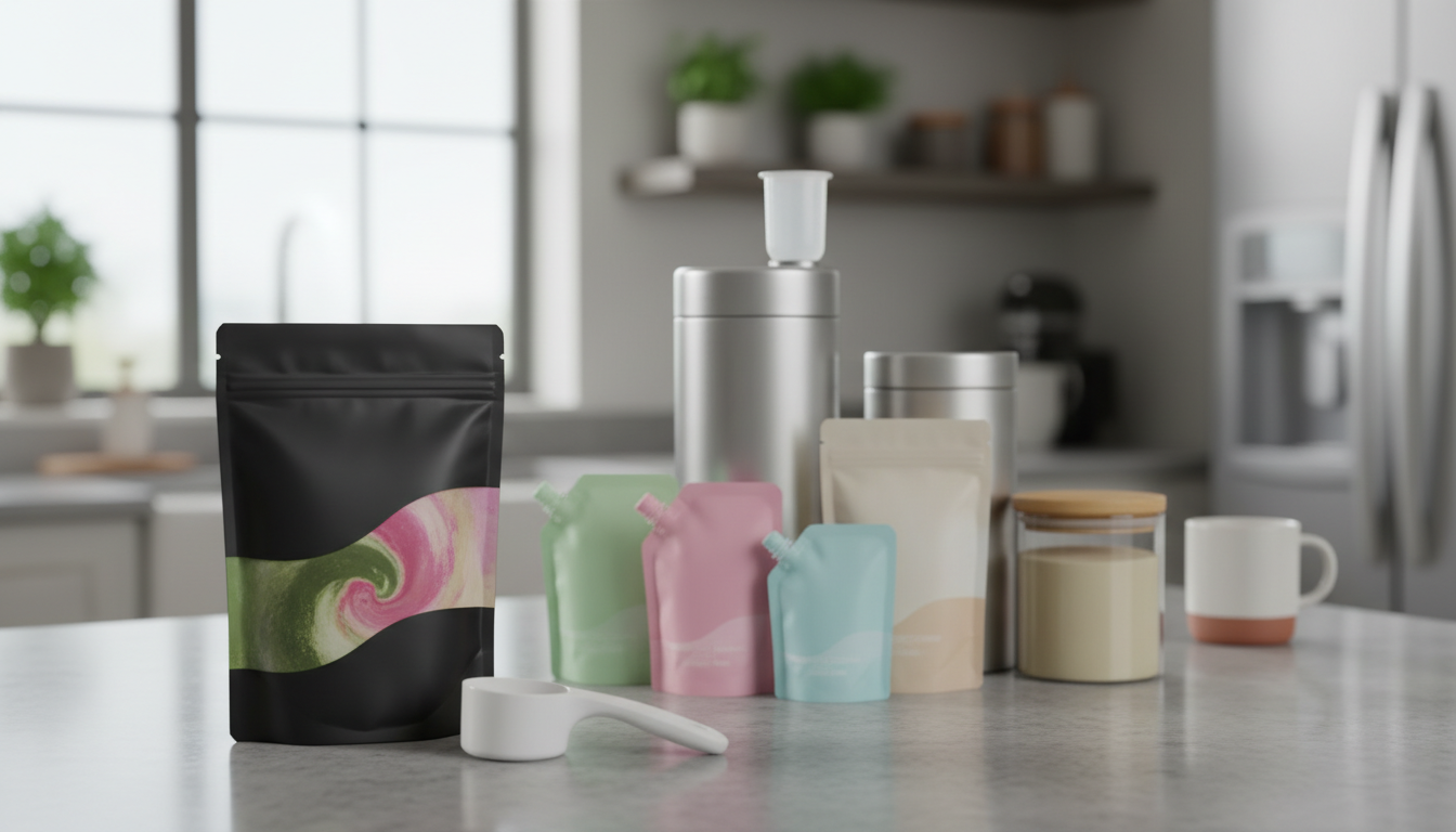 protein powder packing